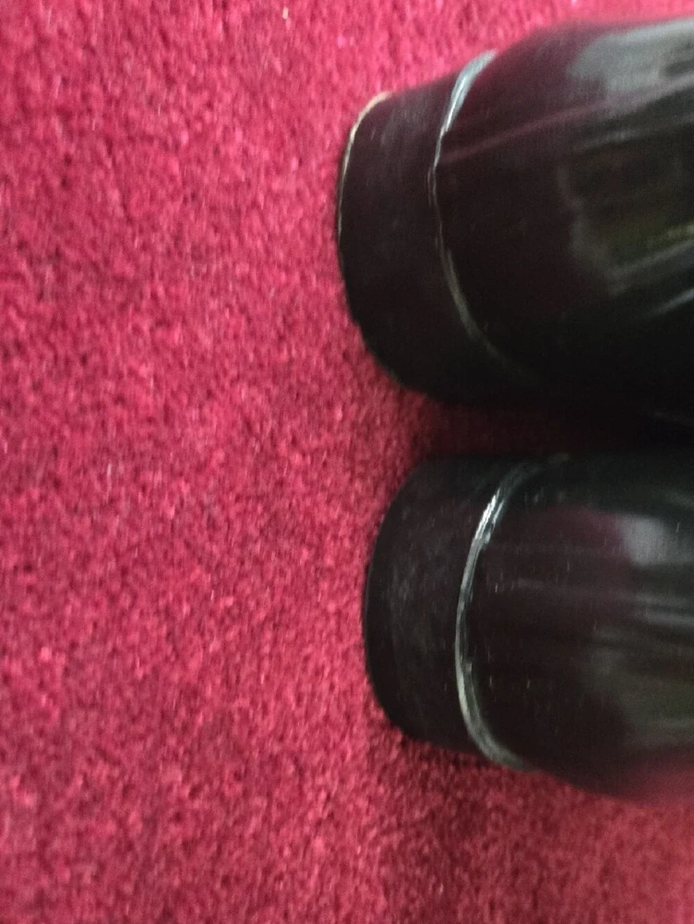 Michael Kors Black Patent Rain Boots with Clear Gem Accents